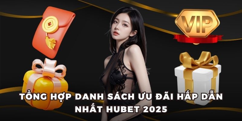 Tổng hợp danh sách ưu đãi hấp dẫn nhất Hubet 2025